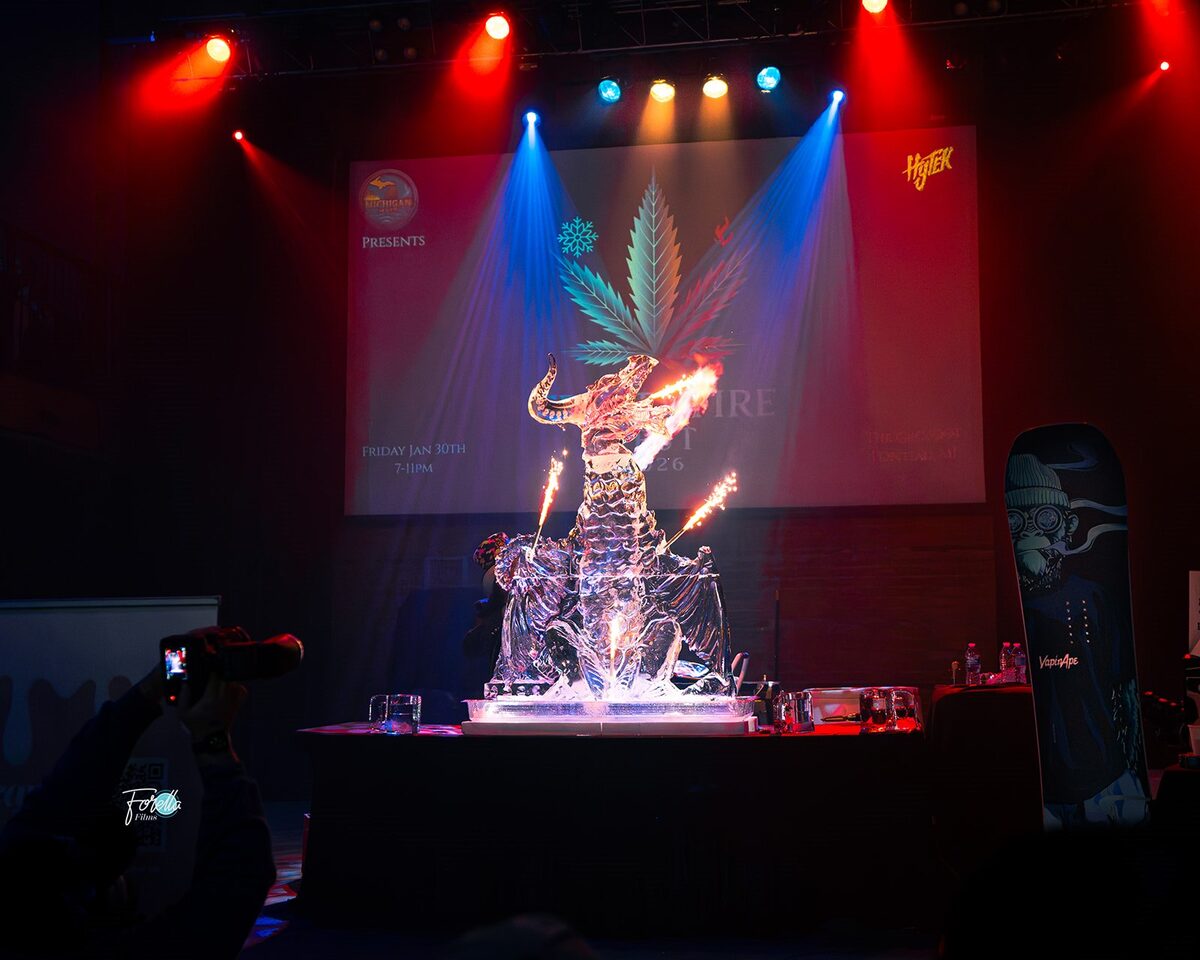 Flame and ice on the main stage